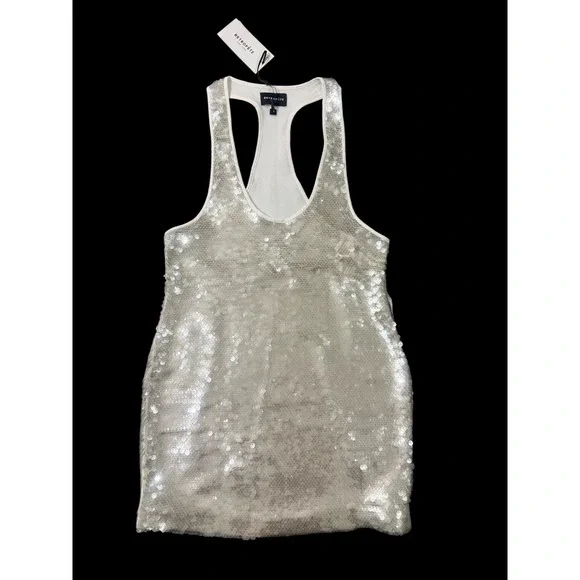 alondra mini dress silver Alondra Sequin Dress
